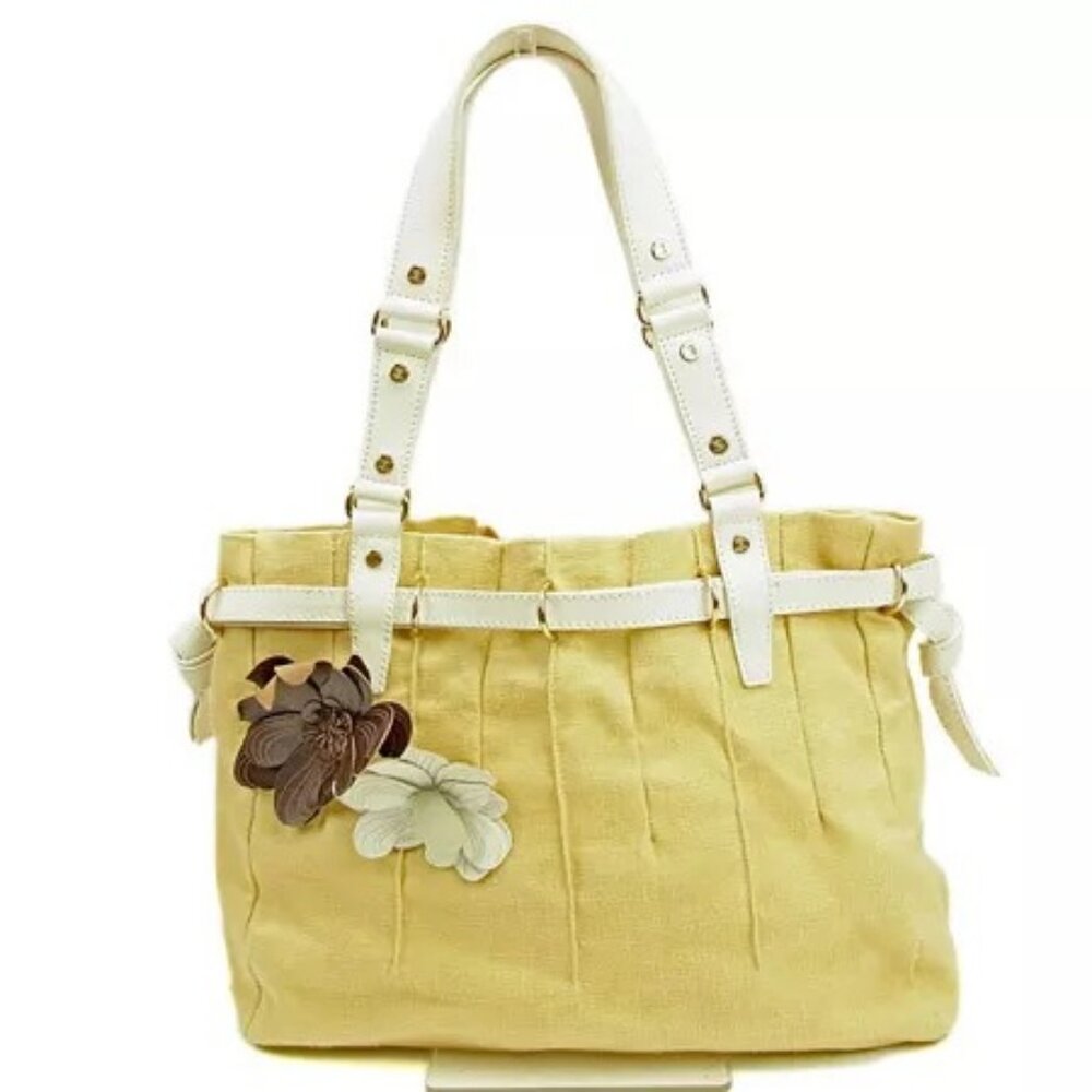 Celine Tote bag Beige White Woman Authentic Used - Picture 2 of 7